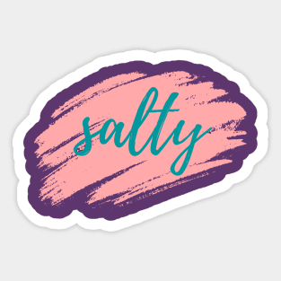 Salty Sticker